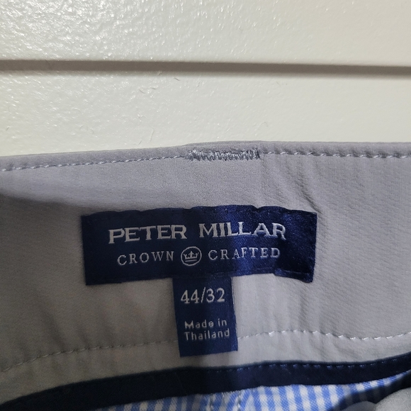 Peter Millar Crown Crafted Gray Gale Golf Pants Size 44X32 - Picture 4 of 7